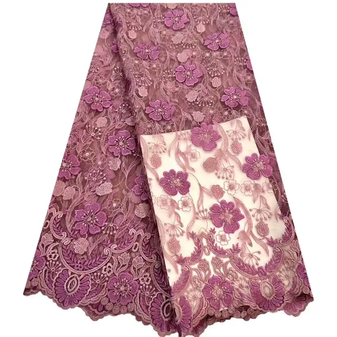 

Нигерийская Невеста тяжелые аксессуары аппликация кружевная ткань Обрезка Bpodq горячая Распродажа узор Африканский хлопок DIY свадебное платье для женщин