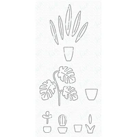 2022 hot sale new potted plants metal cutting dies handmade diy scrapbook diary decor stencil embossing template greeting card