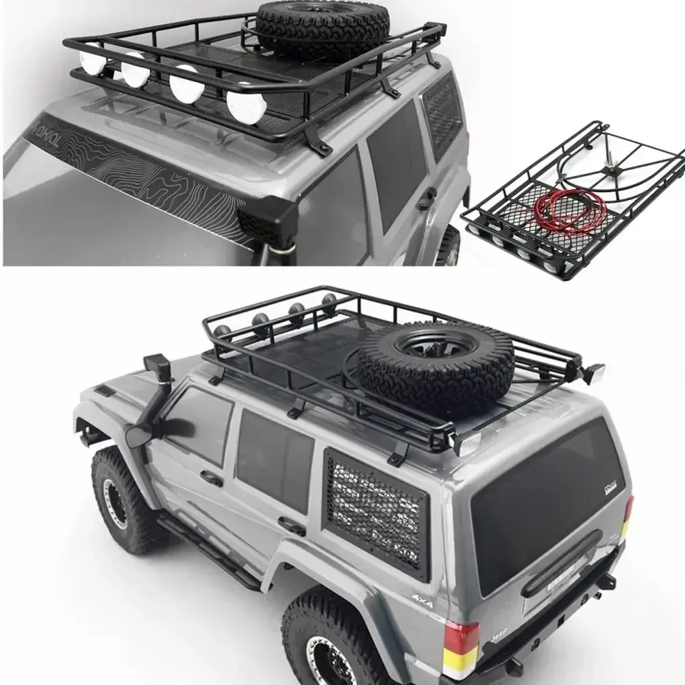RC Rock Crawler аксессуар багажник на крышу сетка альпинистская модель автомобиля