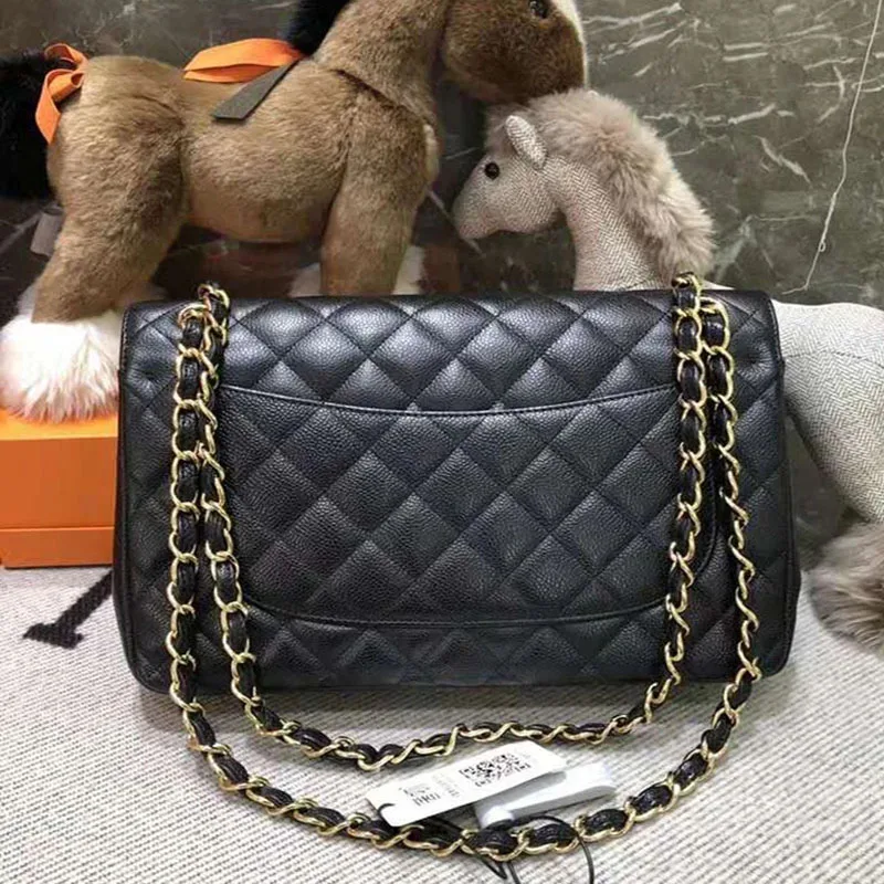 

Luxury Women's Handbag Bags Top Quality Fashion Casual Plaid Chain Shoulder Bag Cowhie And Lambskin Classic Designer Flap Bags