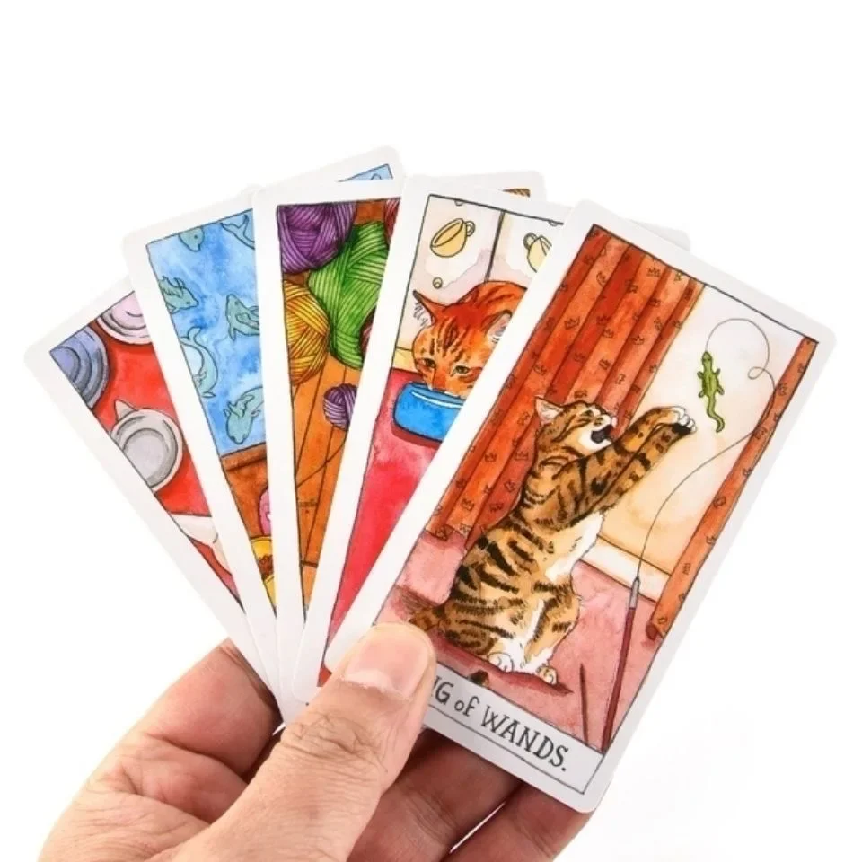1 шт. Лидер продаж карта Таро Кошка оракула судьба гадание пророчество семейная