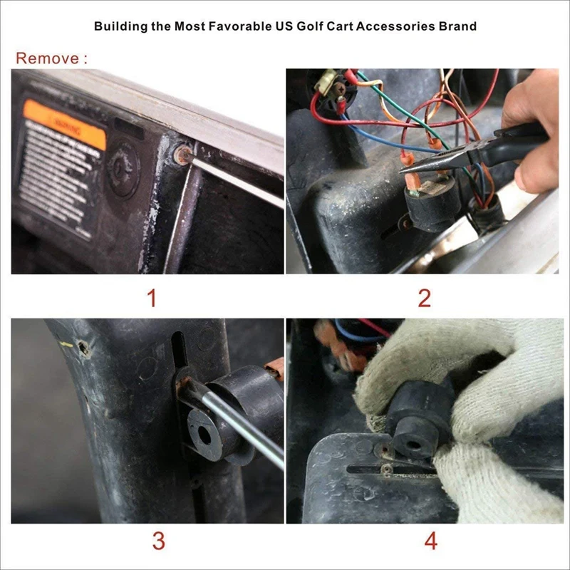 Новый обновленный задний зуммер 12-48 В для клубного автомобиля DS прецедент Tempo