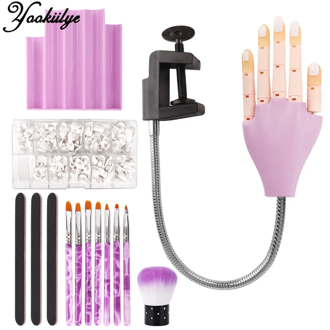 

Поезд для ногтей, маникюрный набор с накладными ногтями