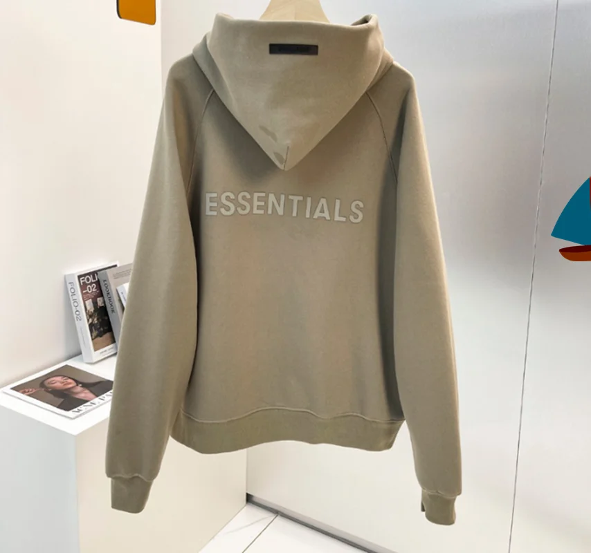 

Hip Hop Style Unisex essentials hoodie LOGO WINTER HOODI Letter Cotton Fleece CASUAL MAN Pullovers one piece Oversized hoodie