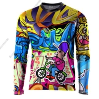 cycling jersey long sleeve enduro motocross jersey mtb downhill mountain bike dh maillot ciclismo hombre quick drying shirt