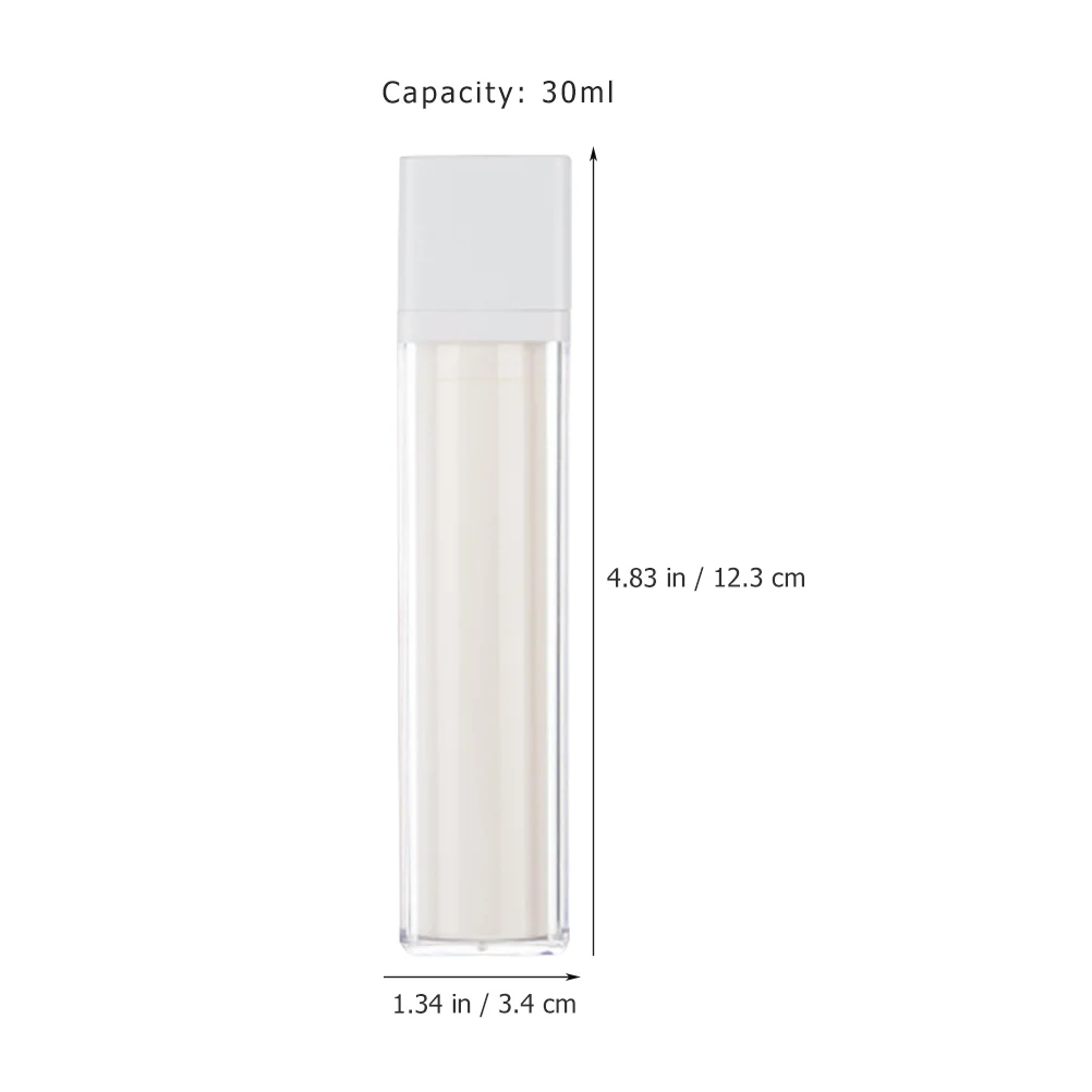 

Многофункциональные стеклянные контейнеры, контейнер, практичный насос для кремовых бутылок типа прессования, менее безвоздушный