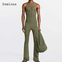 plus size mens see through two pieces outfits sexy mesh blouse and pant sets sexy mens clothing 2022 summer hollow out men set