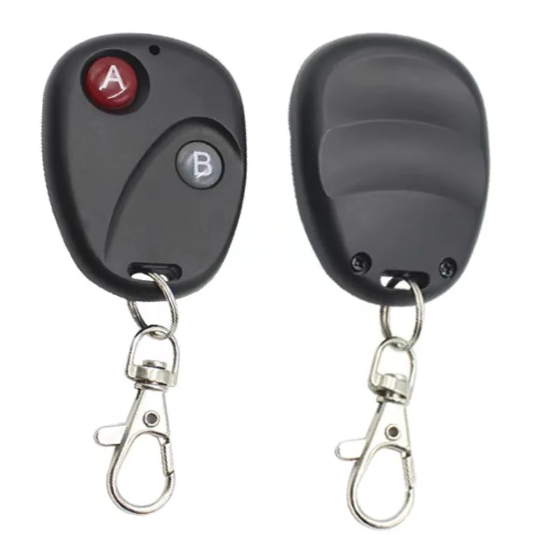 

Пульт дистанционного управления передатчиком, 433/315 МГц, 200 м, 2 кнопки, 100 мВт, кнопка A/B или открытия/закрывания, кнопка блокировки PT2260, SC2262/2264