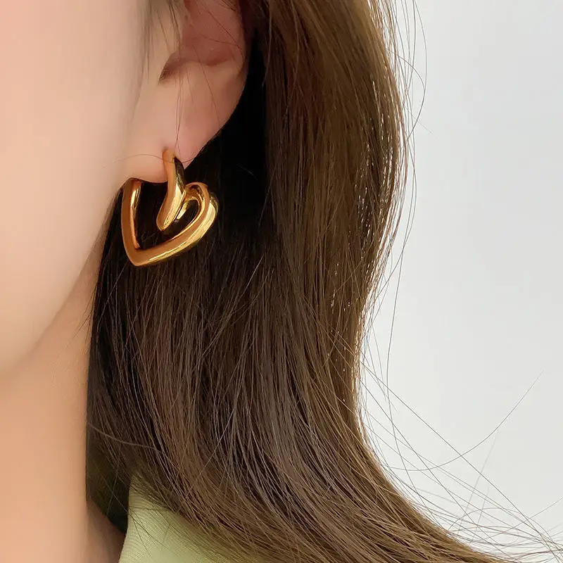 

2022 New Trendy Geometry Earrings for Women Studs Earring Female Fashion Jewelry Charm Luxury Earrings Vintage Ear Studs Gifts