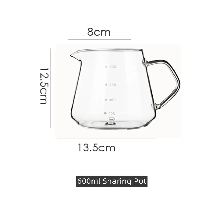 

Стеклянный кофейник для капельного заваривания 300/600 мл
