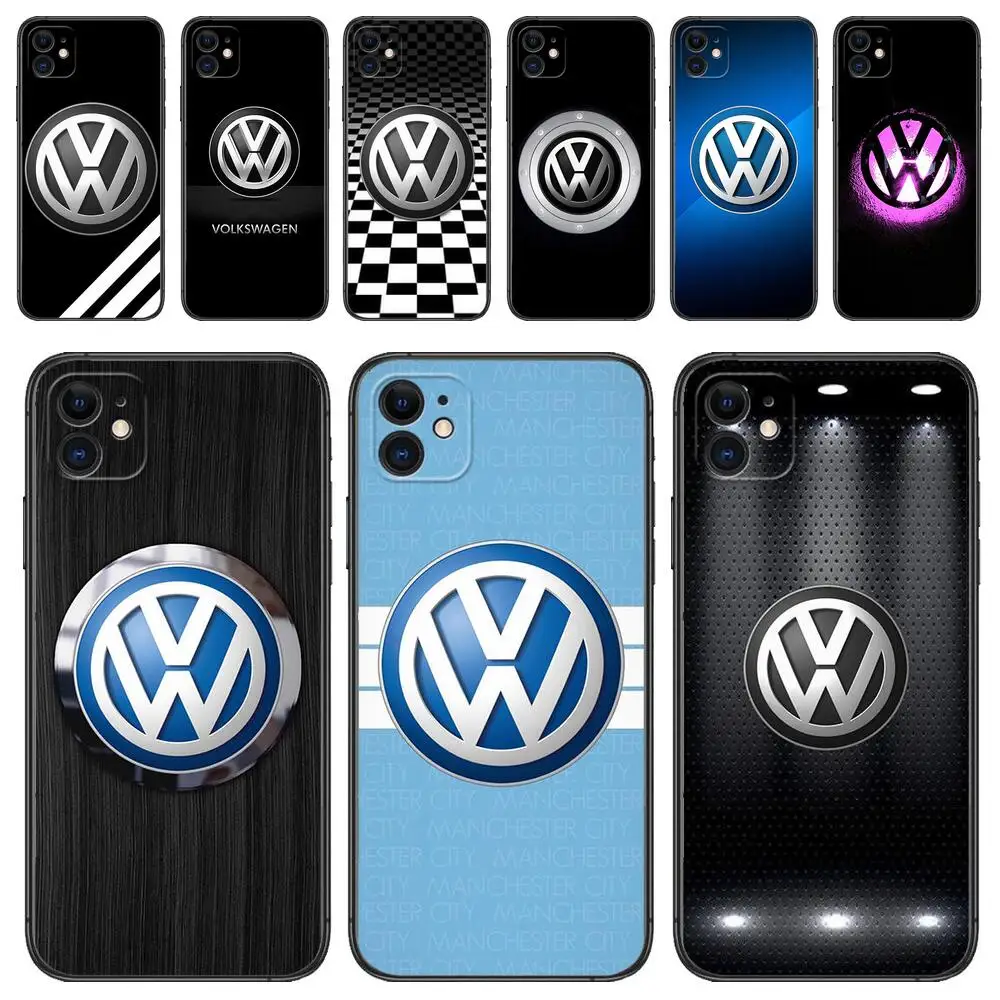 

Volkswagen Car Logo Luxury Design Phone Case for Apple IPhone 13 12 11 14 Pro Max Mini XR X XS Max 6S 6 7 8 Plus SE 2020 Cover