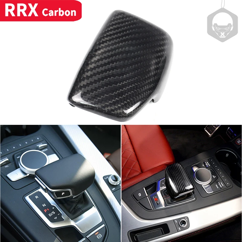 

Для Audi A4 A5 S4 S5 Q5 Q7 RS4 RS5 2016-2019 реальное углеродное волокно защита интерьера автомобиля аксессуары для стайлинга