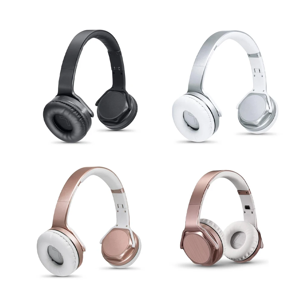 

Wireless Headphone Telescopic Over Ear Stereo Computer with Mic Head-mounted Gaming Earpiece Headset for PC Black