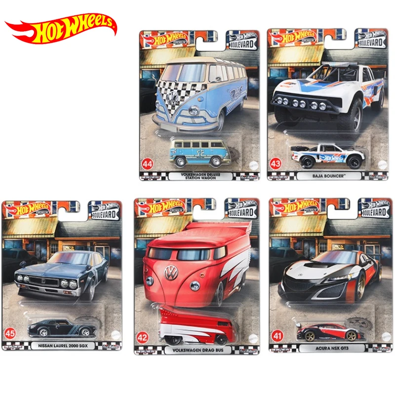 

Original Hot Wheels Car Culture Toy Diecast Premium BOULEVARD Alloy Kids Car Model Toys for Boys 1/64 Scale Collector Edition