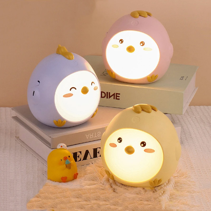 Touch Nightlight Cute Creative LED Lamp Birthday Gift Bedroom Lovely Girl Heart Atmosphere Lamp Bedside Ornaments Creative Gifts