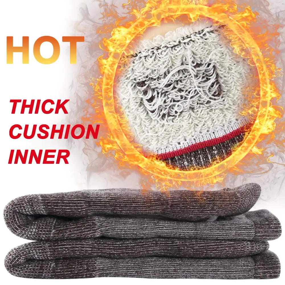 Носки ZEALWOOD из мериносовой шерсти для мужчин и женщин теплые зимние ботинки