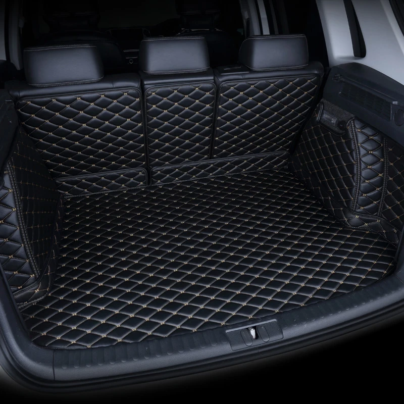 

Fashion Style Custom Car Trunk mat For Audi,BMW, Toyota, Mercedes-Benz,Tesla,All brand cars Fit 2006-2022 Leather Trunk Cushion