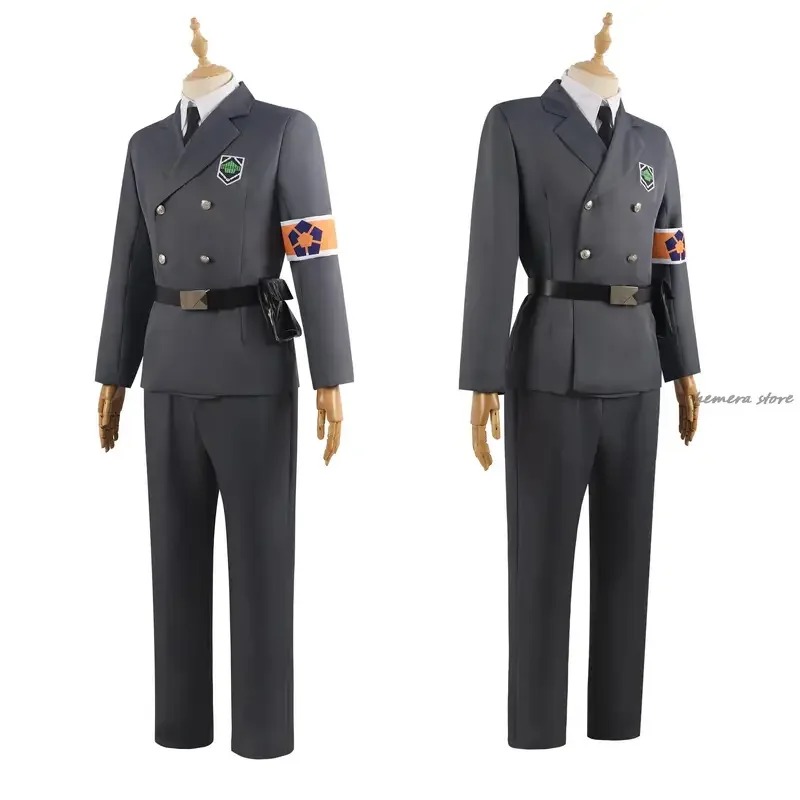 Аниме Blue Lock Exhibition Guards Kunigami Rin Itoshi Read Me Chi Ling Reo Barou Isagi Косплей Полицейский костюм