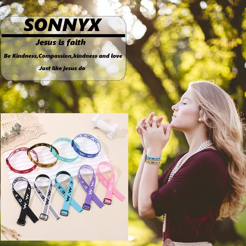 Браслеты WWJD для мужчин и женщин — что бы браслеты Иисус дела Регулируемые