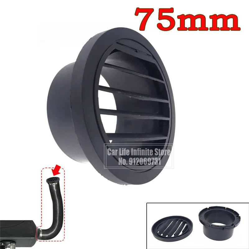 

75 мм автомобильный обогреватель воздуховод теплый воздуховод для Eberspacher для Webasto и Propex обогреватели автомобильные аксессуары