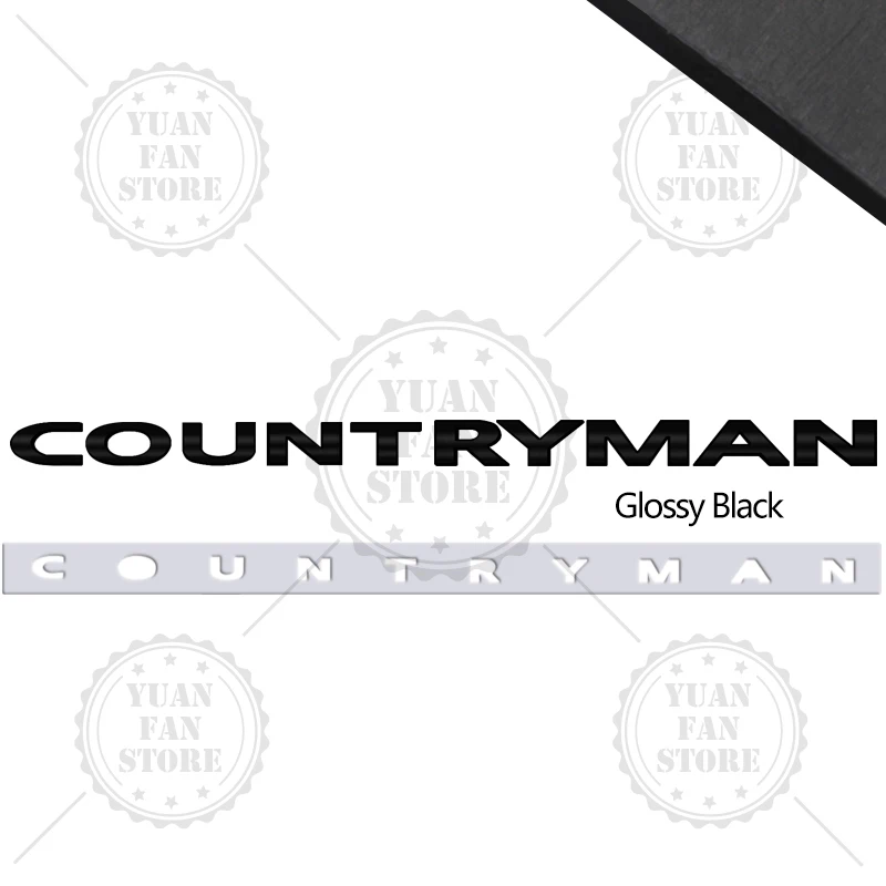 

1 шт. металлическая буква для Countryman Clubman MINI Cooper S 3D эмблема наклейки на задний багажник автомобиля надпись значок авто аксессуары Стайлинг