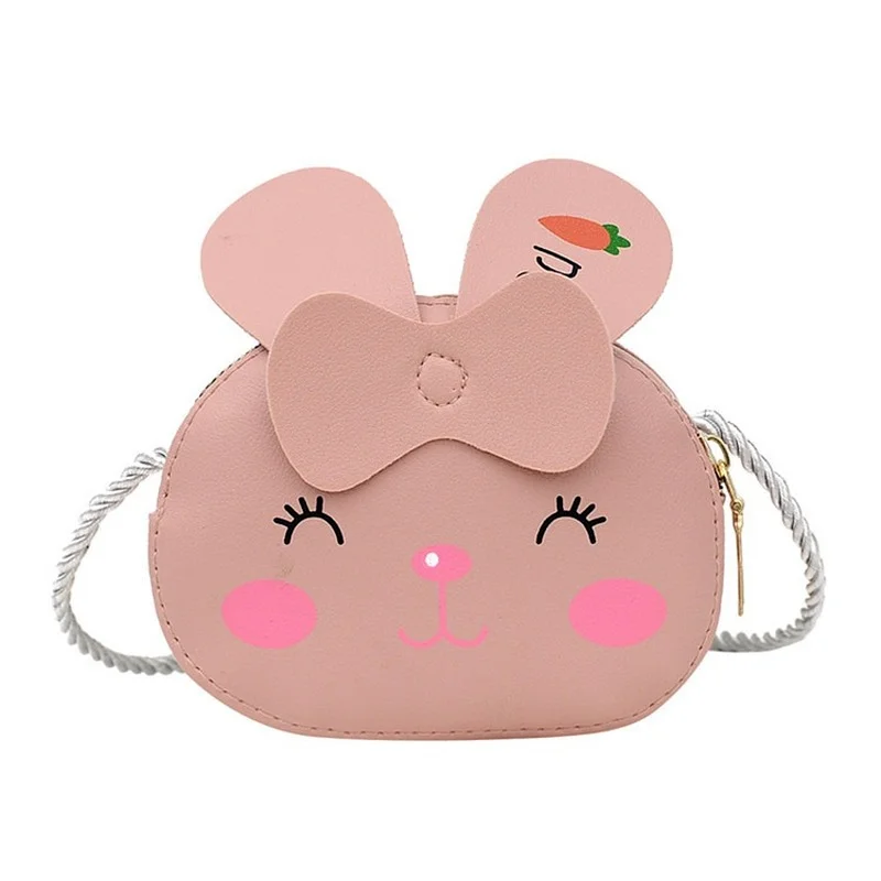 

5 Styles Newest Arrival Girl Crossbody Bags Cute Cartoon Animal Coin Purse Handbag Children Wallet Small Coin Bag