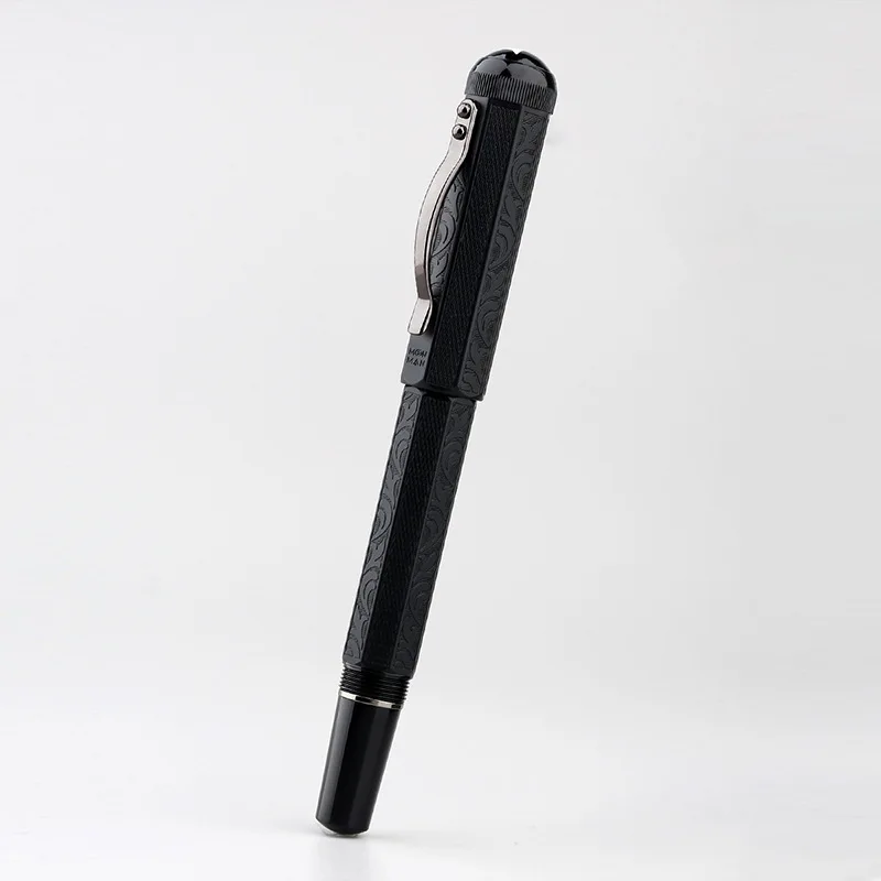 Ручка MAJOHN Last Craftsman P138, классические дифференциальные поршни, поглощающие чернила, восьмигранный гравированный узор, ручка с посеребренными чернилами аскар аканович туганбаев интегралы и дифференциальные уравнения учебник