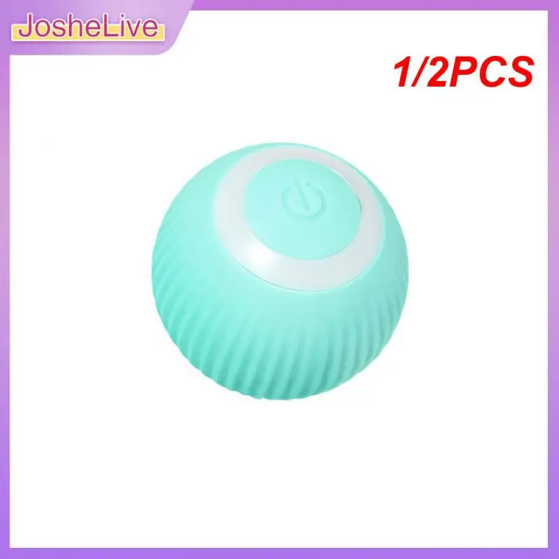 

1/2PCS Smart Cat Toys Automatic Rolling Ball Electric Cat Toys Interactive For Cats Training Self-moving Kitten Toys Pet
