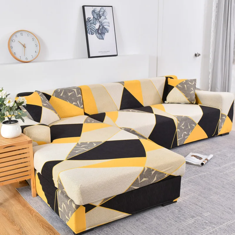 

Yaapeet Magic Universal Stretch Sofa Cover Anti-dust Sectional L-style Corner Couch Cover Furniture Slipcover Home Decoration