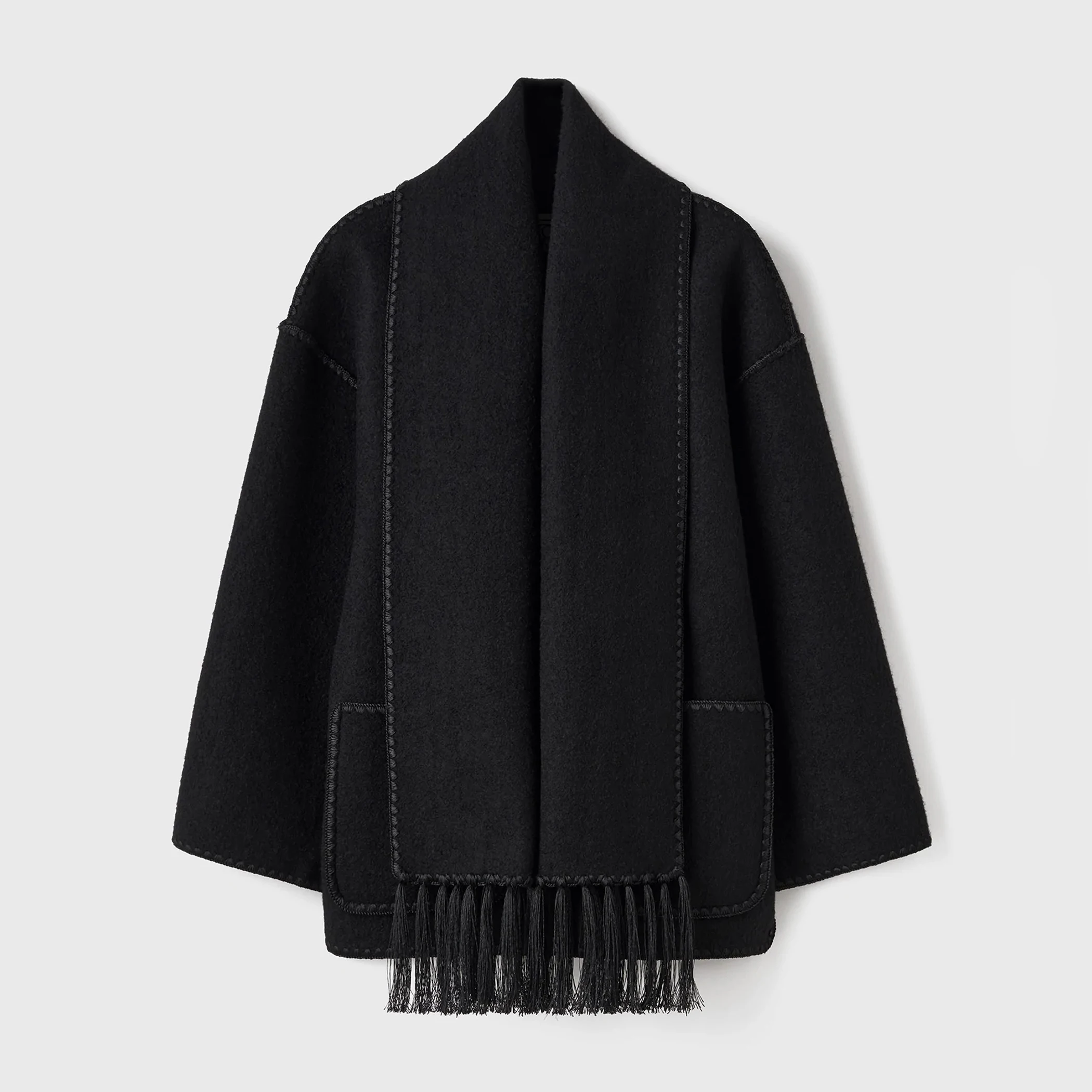 

Шерстяной шарф NIGO, свободная милая куртка, Крутое пальто # nigo56495