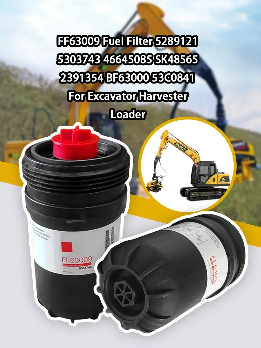 FF63009 Топливный фильтр 5289121 5303743 46645085 SK48565 2391354 BF63000 53C0841 Для