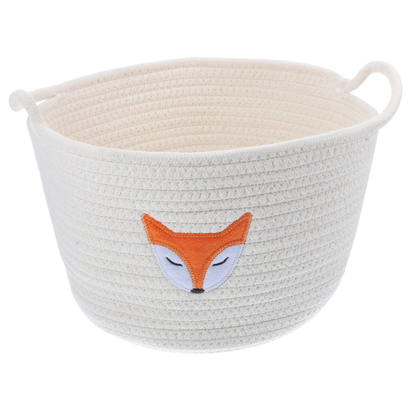 

Basket Woven Baskets Decor Cottonstorage Ropetable Round Oversized Wicker