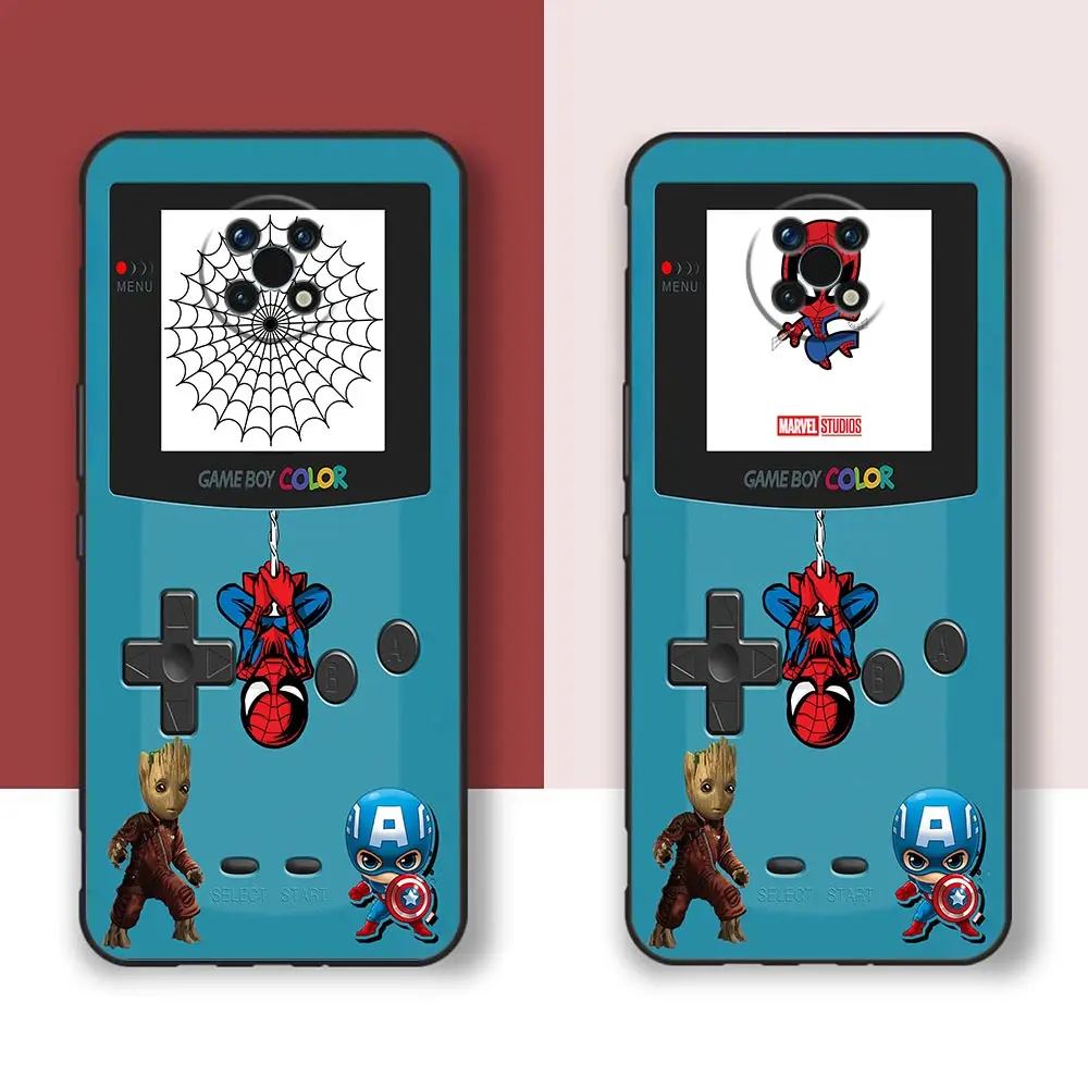 

Game-Boy Marvel Spider Iron Man Case For Nokia C20 C21 C30 G10 G20 G50 G11 G21 X20 X10 XR20 3.4 7.2 5.4 6.1 2.4 8.3 5G Plus Case