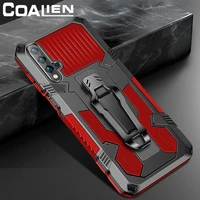Shockproof Phone Case For Huawei Enjoy 9Plus 10Plus Back Clip Bracket Back Cover For Honor 20S Nova 6SE