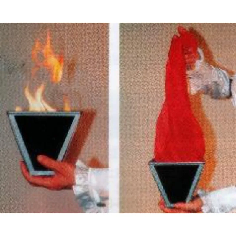 Многоконический огонь Волшебные трюки Scarve Шелковый появляются Magic Stage иллюзии