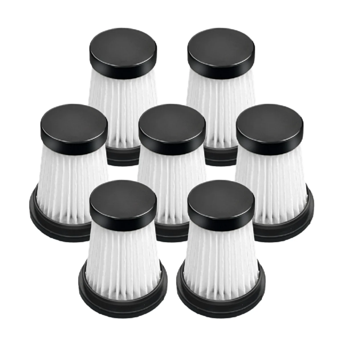 7Pcs HEPA Filter Replacement Parts for Moosoo K12 Pro K13 Cordless Vacuum Cleaner Genius Invictus One 1.0 X7