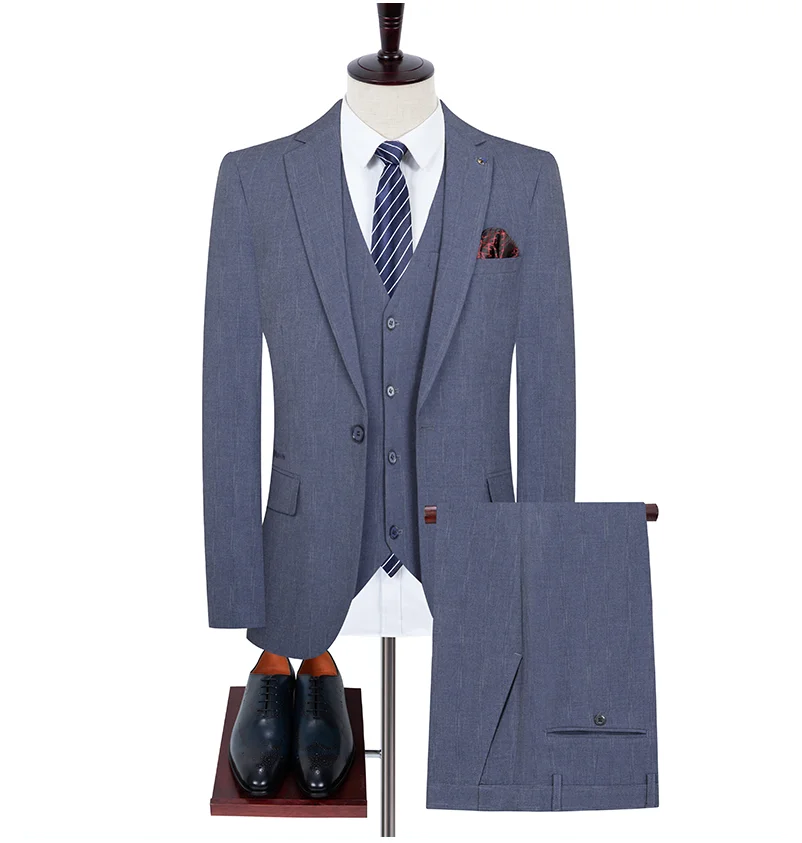

Boutique (Blazer + Vest + Trousers) Men's Suits Are Elegant and Fashionable, A Variety of Italian Style Formal Suits, 3-piece