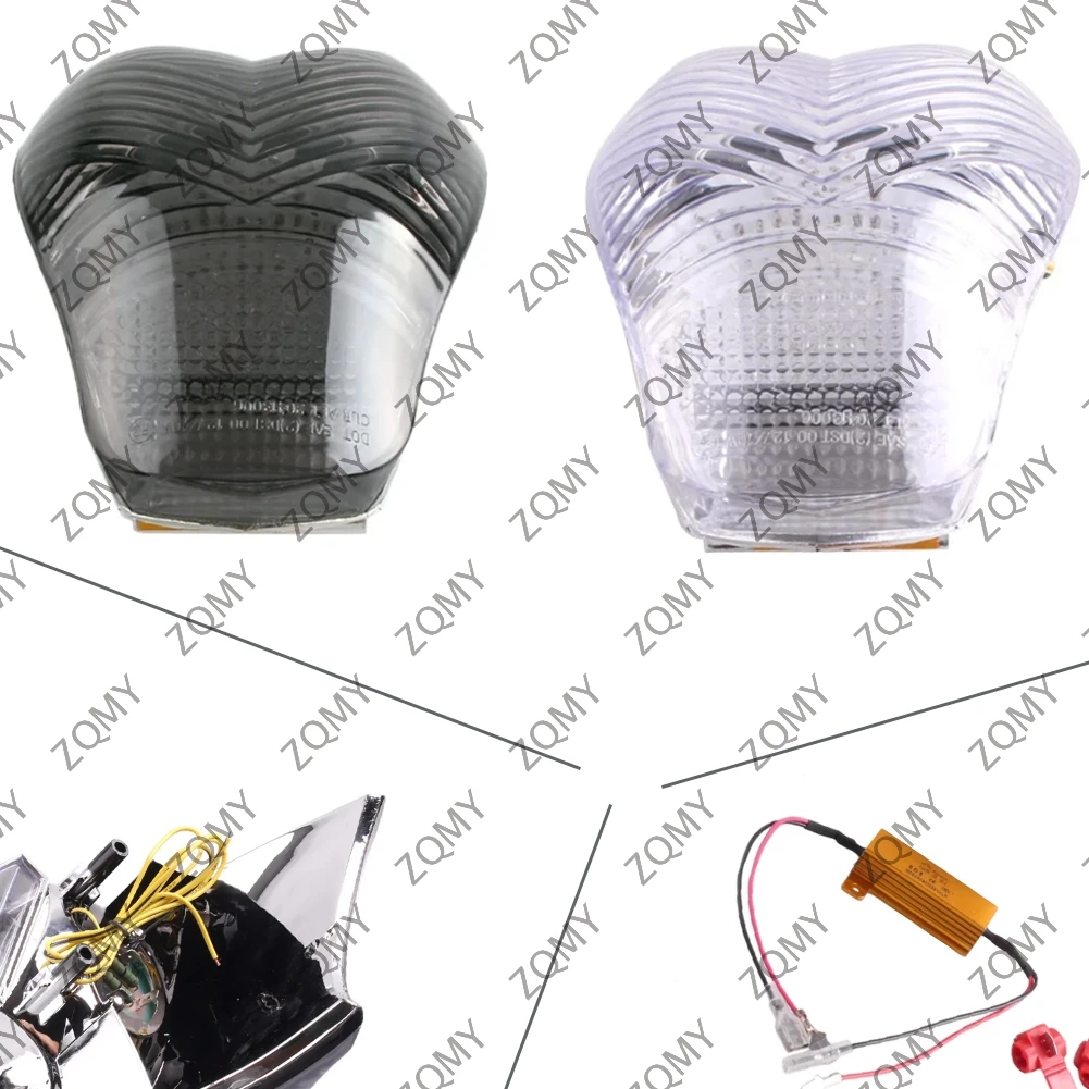 Задний стоп-сигнал для мотоцикла E-Mark встроенная светодиодная лампа указателей