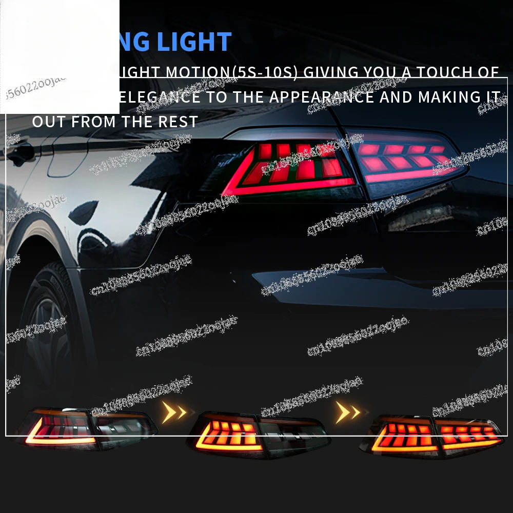 Задний фонарь автомобиля для VW Magotan последовательный указатель поворота задний