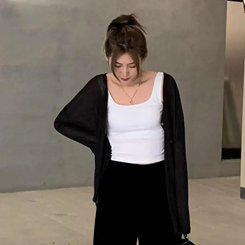 Женский кардиган на осень и зиму Стильный с V-образным вырезом легкая