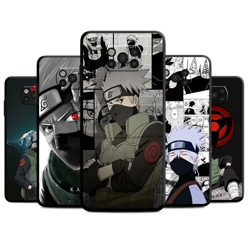 

Blood Wheel Eye Kakashis Case For Xiaomi Mi Poco X3 X4 NFC M3 M4 Pro C40 F3 F4 GT F1 11T 11 Redmi Note 10 9 Pro 9S Black Cover