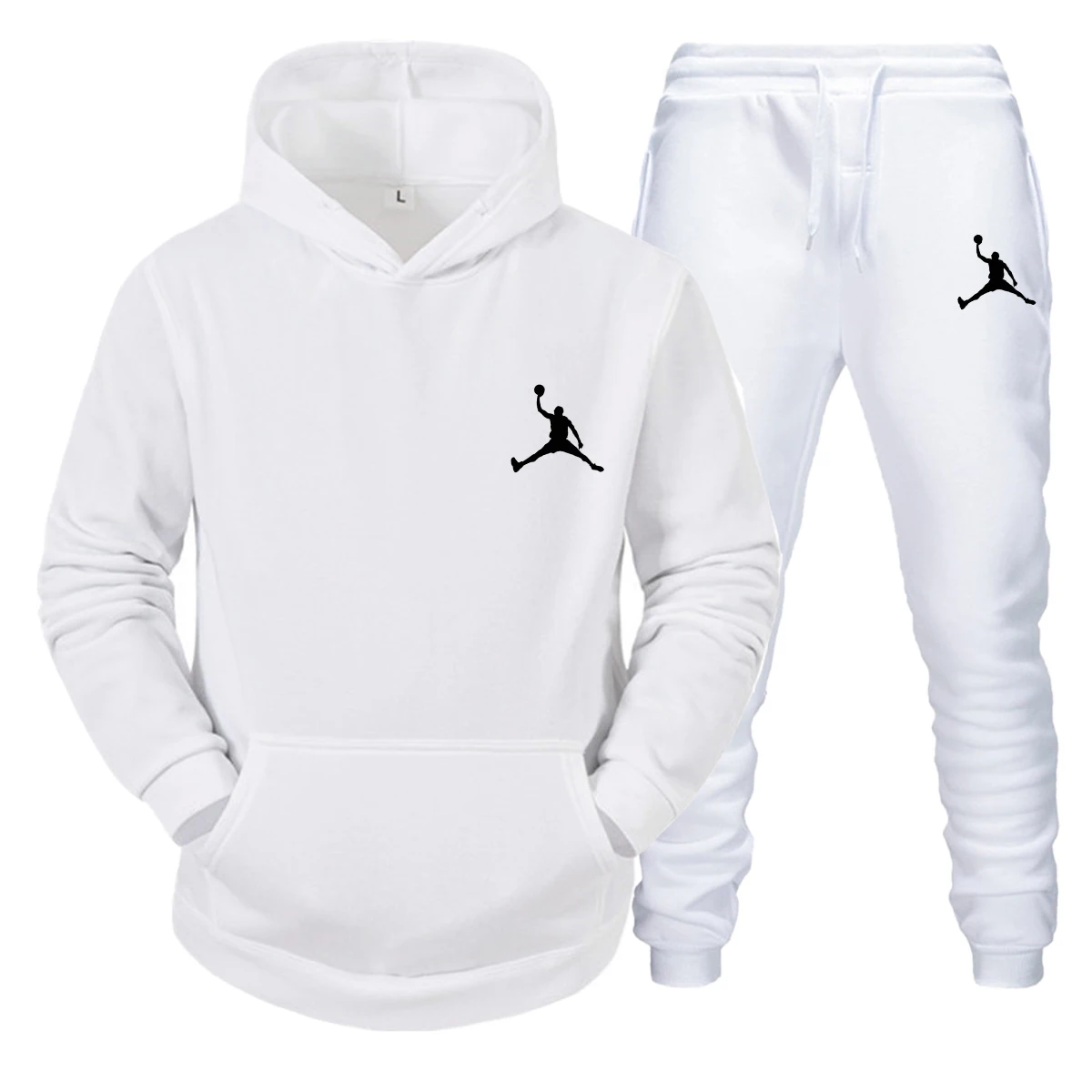 

New Winter Men's Clothing 2023 Men Sets Printing Hoodie + Pant Sets Fleece Sweatshirt Casual Suit Sport Tracksuit Mens Sportswea