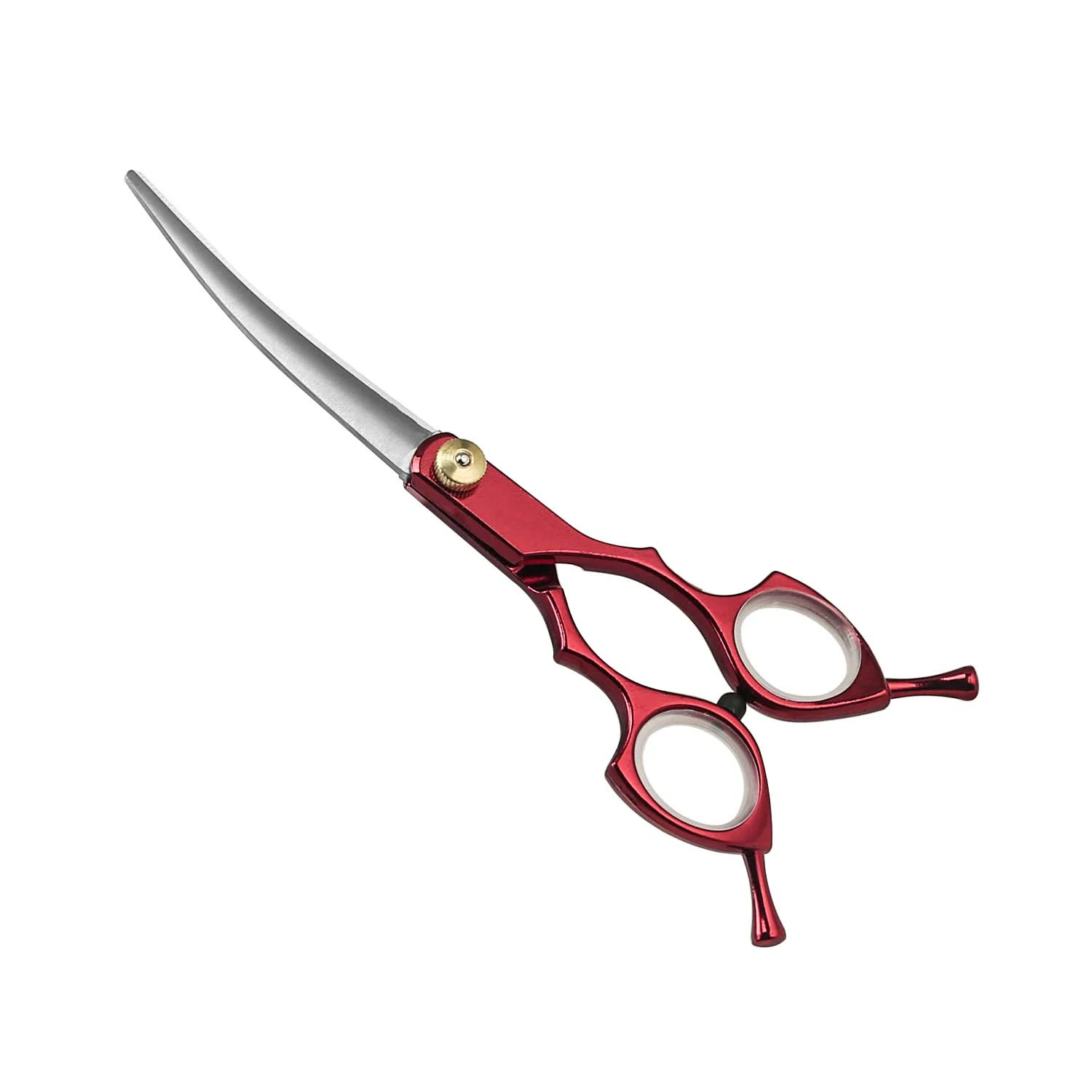 Изогнутые ножницы для собак из нержавеющей стали ухода за домашними животными