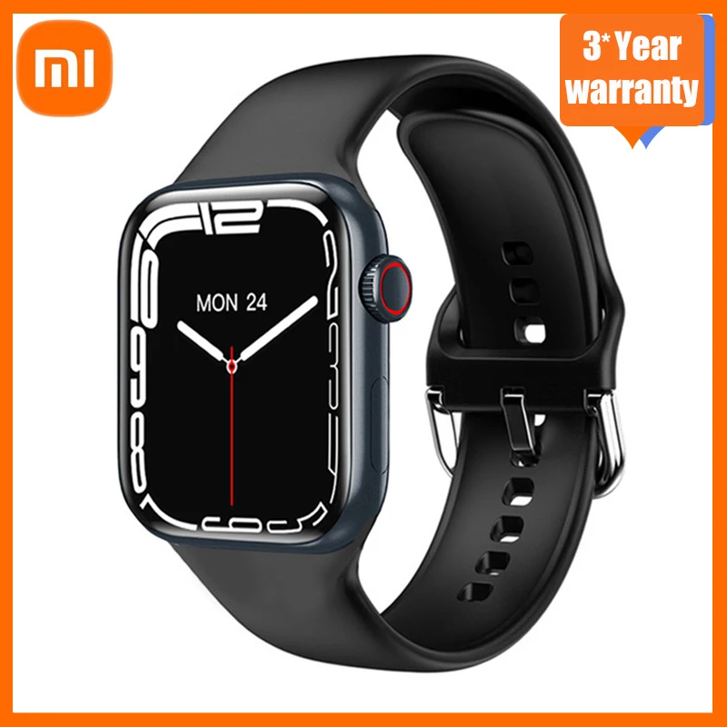 

Xiaomi-reloj inteligente IWO Series 7 para hombre y mujer, accesorio de pulsera de 1,77 pulgadas con asistente de voz, Bluetooth