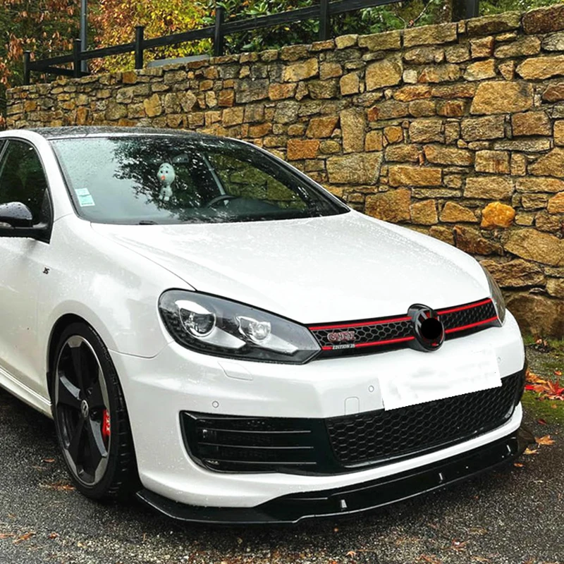 Для Volkswagen Golf 6 MK6 GTI GTD автомобильный передний бампер спойлер сплиттер диффузор