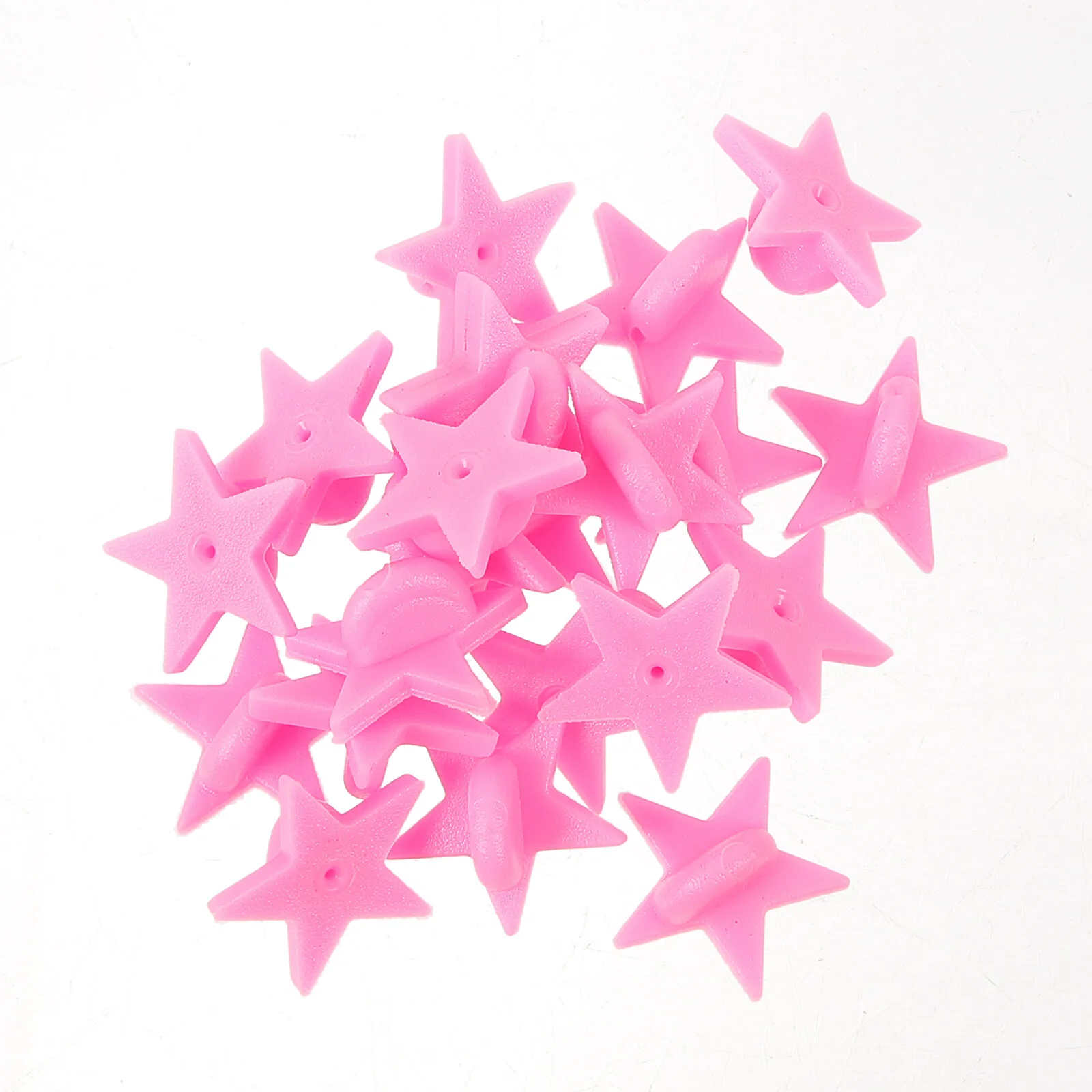 100Pcs Pin Back Lock Clamp Replaceable Pin Back Star Shape Locking Pin Back for Brooch Replacement