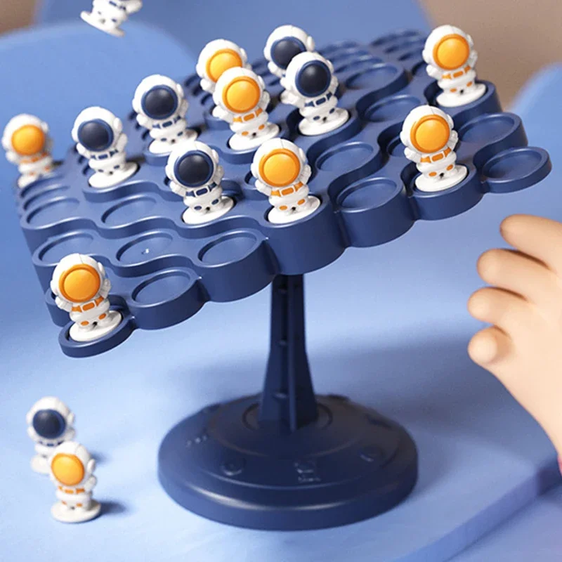 Детская настольная игра балансирующее дерево астронавты лягушка балансирующая