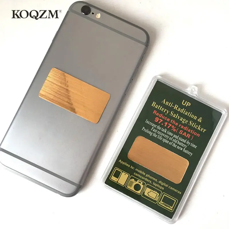 Анти-излучение EMF квантовая защита мобильные наклейки для камеры сотового