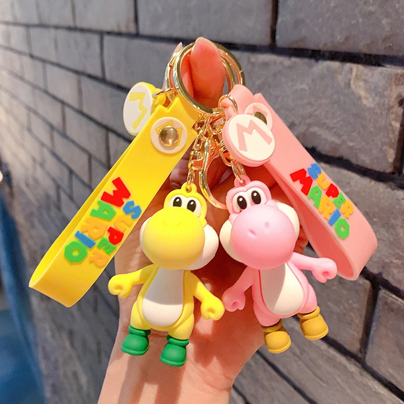 Модный мультяшный милый брелок Yoshi креативные парные сумки автомобильные