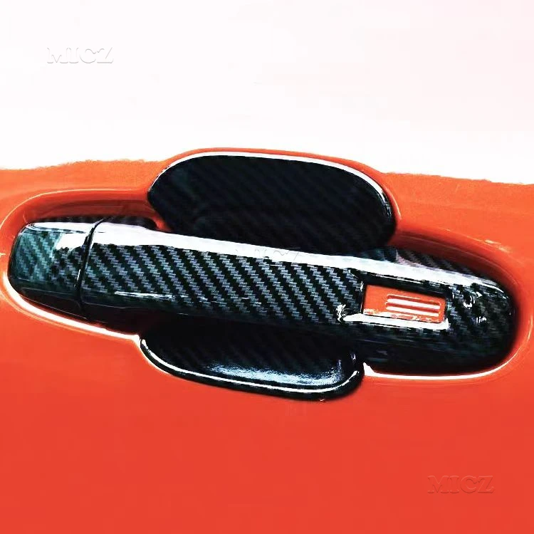 Аксессуары для Subaru Crosstrek углеродная хромированная крышка автомобильной дверной